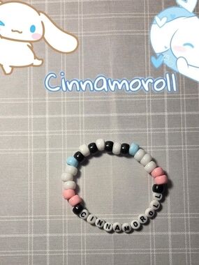 'Cinnamaroll' Hello Kitty Handmade Kandi Beaded Bracelet